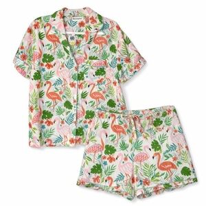 Crafted by Mahogany Flamingo Pajamas Set